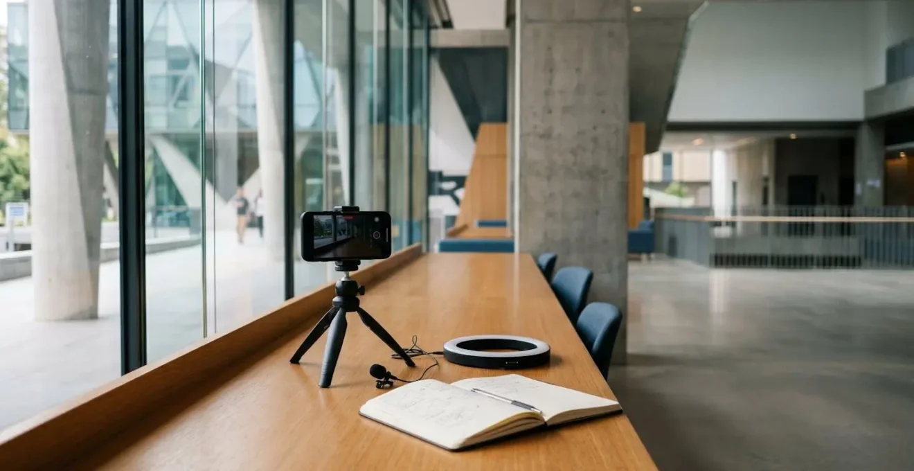 Professionelle Videoproduktion an Hochschulen mit einfachen Mitteln und mobilem Equipment