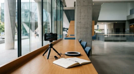 Professionelle Videoproduktion an Hochschulen mit einfachen Mitteln und mobilem Equipment